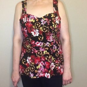 Torrid Peplum top keyhole back -MOVING SALE: ALL TOPS $5 & 20% off 2+